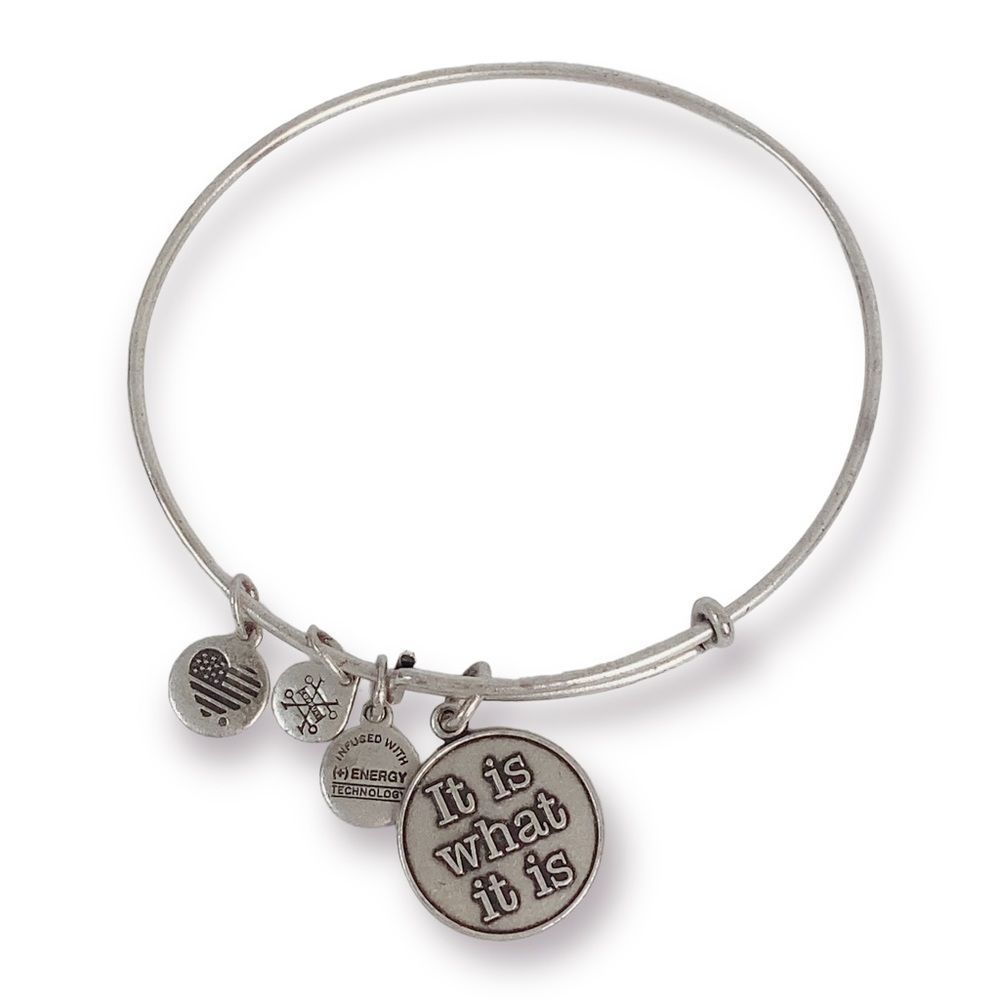Alex And Ani It Is What It Is Bangle Boho Adjusta… - image 5